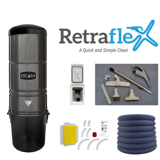 BEAM 345 + Hose/Attachment Set and Install Kit with 1 door