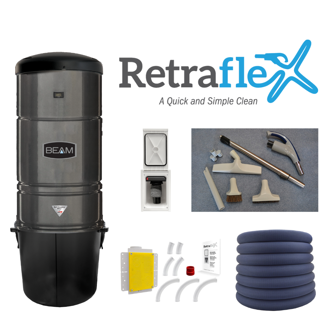BEAM 495 + Hose/Attachment Set and Install Kit with 1 door