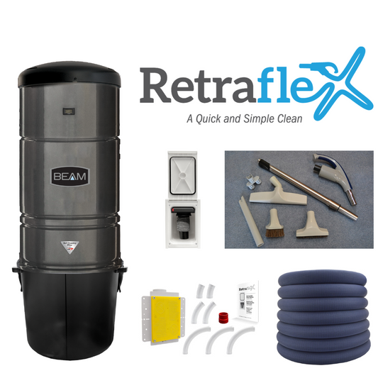 BEAM 495 + Hose/Attachment Set and Install Kit with 1 door