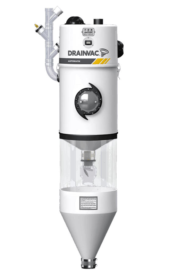 DrainVac DV2A313-CB Automatik Commercial Central Vacuum with Decanter