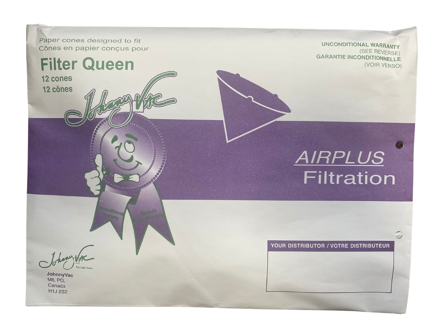 Filter Queen Paper Cones