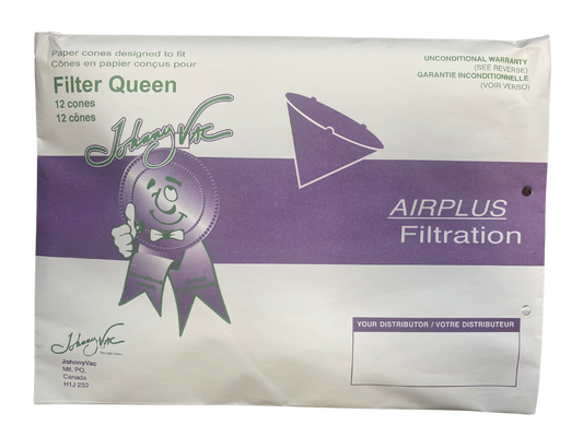 Filter Queen Paper Cones