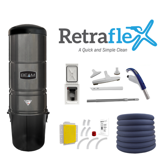 BEAM 345 + Hose/Attachment Set and Install Kit with 1 door