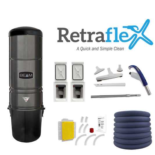 BEAM 360 + Hose/Attachment Set and Install Kit with 2 doors