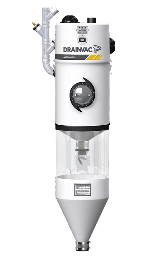 DrainVac DV2A313-CB Automatik Commercial Central Vacuum with Decanter