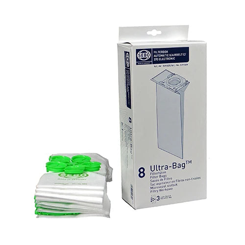 Sebo Upright Bags for Mechanical 300/350,  Automatic X, Essential G, 370, Airbelt C