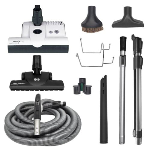 SEBO Premium Central Vacuum Kit with ET-1 Power Head